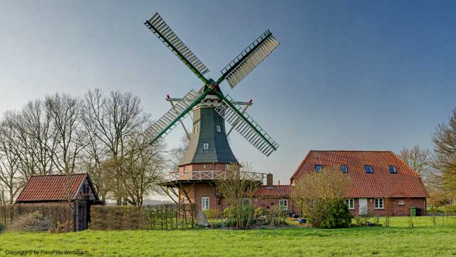 Ganderkeese Habbrügge Windmühle De Lütje Anja